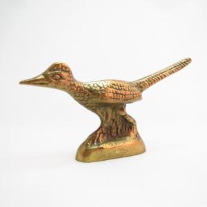 Vintage Brass Roadrunner Small Objet  c.1950～