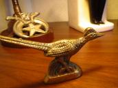 Vintage Brass Roadrunner Small Objet  c.1950～