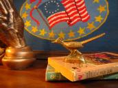 Vintage Brass Roadrunner Small Objet  c.1950～