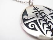 【Lawrence Saufkie】Hopi Cornstalk Overlay Top Necklace c.1980