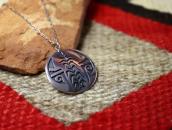 【Lawrence Saufkie】Hopi Cornstalk Overlay Top Necklace c.1980