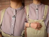 【Lawrence Saufkie】Hopi Cornstalk Overlay Top Necklace c.1980