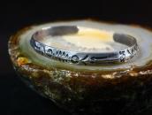Antique Navajo 卍 & Arrows Stamped Triangle Wire Cuff c.1920～