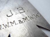 Antique Navajo Stamped Silver T-bird Top Necklace  c.1930～