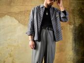 Antique Navajo Stamped Silver T-bird Top Necklace  c.1930～