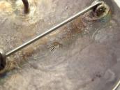 【Richard Kagenvema】 Vtg Hopi Sun Face Overlay Pin  c.1970～