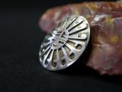 【Richard Kagenvema】 Vtg Hopi Sun Face Overlay Pin  c.1970～
