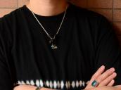 Old Zuni Multi-Stone Inlay 【Playboy rabbit】 Necklace c.1970～