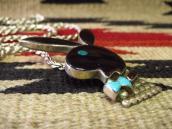 Old Zuni Multi-Stone Inlay 【Playboy rabbit】 Necklace c.1970～