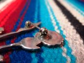Vintage Navajo Cast Silver Roadrunner Shape Pin w/TQ c.1960～