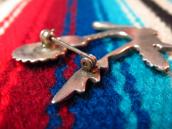 Vintage Navajo Cast Silver Roadrunner Shape Pin w/TQ c.1960～