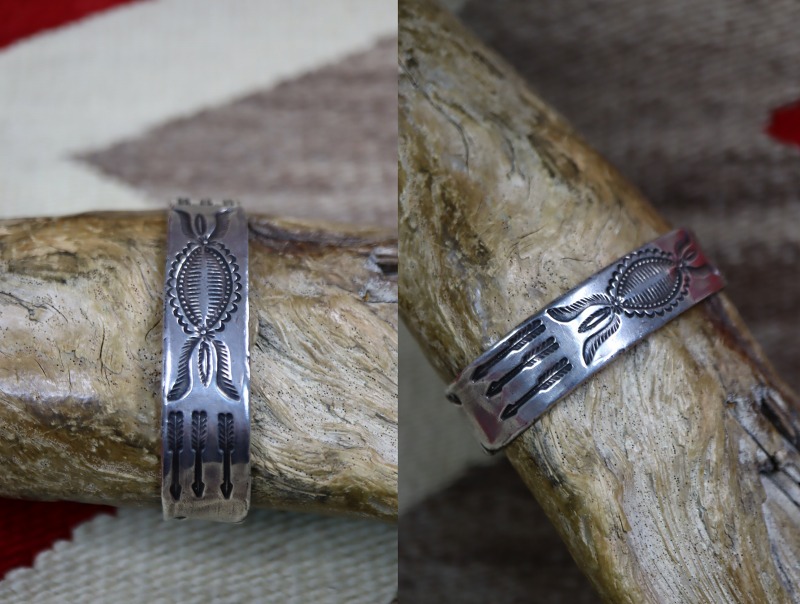 アクセサリー Vintage Navajo Bracelet INDIAN JEWELRY LEATHER ARTS&CRAFTS Tah'bah TRADERS / Vintage