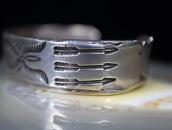 Vintage Navajo Chief Profile Cuff Bracelet inSilver c.1940～?