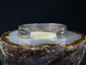 Antique Navajo 卍 & T-birds Stamped Ingot Silver Cuff c.1920～