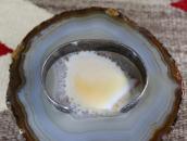 Atq Navajo 卍/Whirling Logs Stamped Ingot Silver Cuff c.1925～