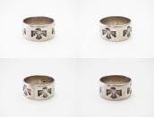 Vtg 【BELL TRADING POST】Thunderbird Stamped Band Ring c.1940～