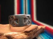 Vintage 【Bell】 Thunderbird Stamped Ring  c.1950～
