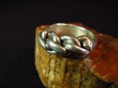 Vintage Braided Silver Wire Heavy Men's Ring  c.1950～