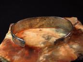 Antique Navajo 卍 Stamped Ingot Silver Cuff Bracelet c.1920～