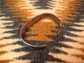 Antique Navajo 卍 Stamped Ingot Silver Cuff Bracelet c.1920～