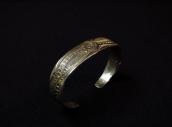 Antique Navajo 卍 Stamped Ingot Silver Cuff Bracelet c.1920～
