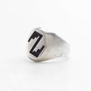 【Victor Coochwytewa】&【Jack Adakai】 Overlay Seal Ring c.1960～