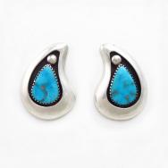 【Frank Patania Sr.】Magatama Shape Clip On Earrings  c.1945～