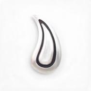 【Frank Patania/Thunderbird Shop】Magatama Shape Pin c.1950～