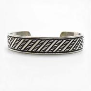 【NAVAJO GUILD】&【Fred Wilson's】Ingot Siver Cuff  c.1945～
