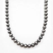 Vintage Navajo "Mercury Dime" Silver Beaded Necklace c.1950～