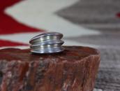 【Tom Bahe】Old Navajo Carinated Silver Shank Ring c.1990～