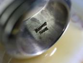 【Tom Bahe】Old Navajo Carinated Silver Shank Ring c.1990～