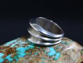 【Tom Bahe】Old Navajo Carinated Silver Shank Ring c.1990～