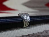 【Tom Bahe】Old Navajo Carinated Silver Shank Ring c.1990～