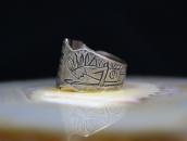【H.H.Tammen】Stamped 卍 Shape Histric Tourist Ring  in1907