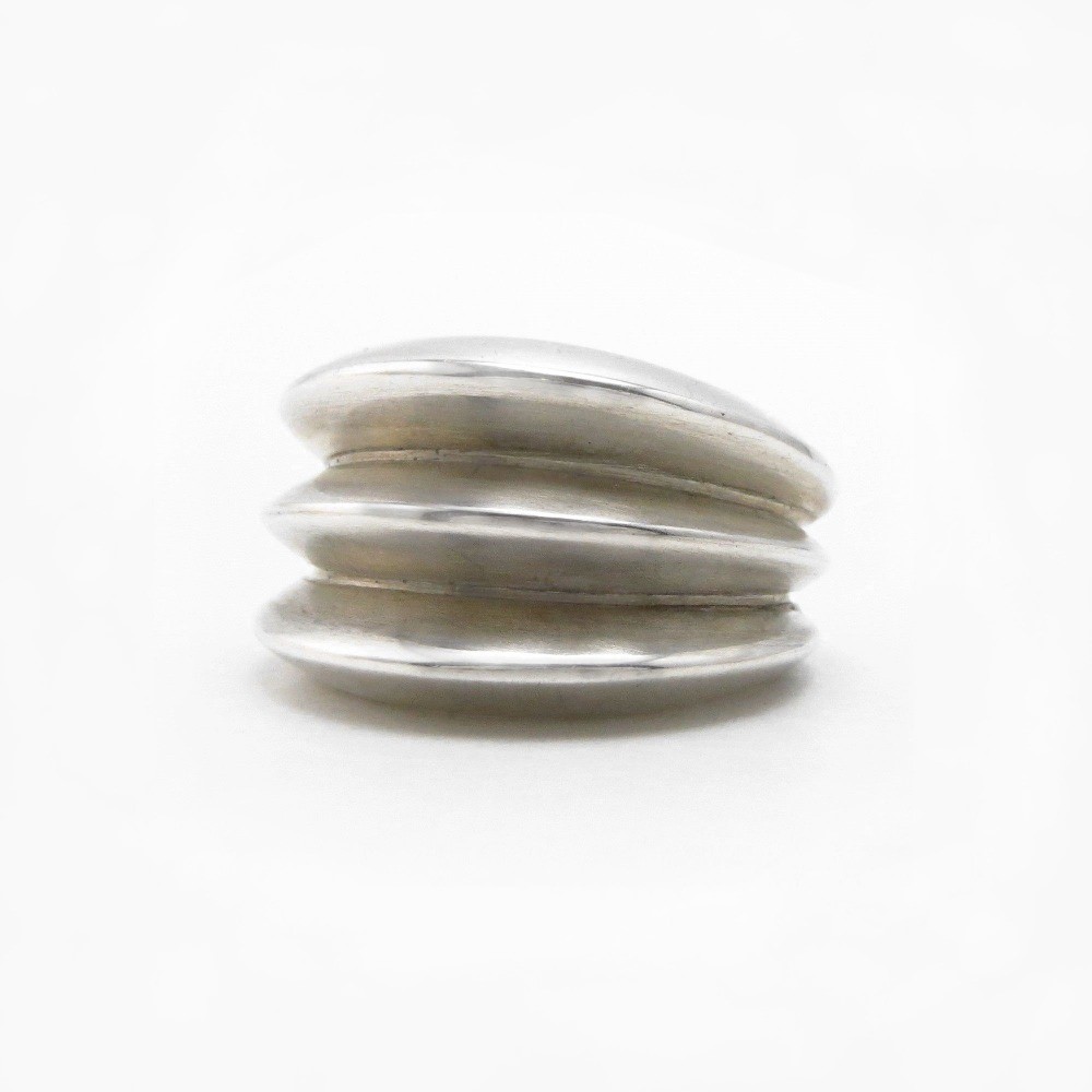 【Tom Bahe】Old Navajo Carinated Silver Shank Ring c.1990～