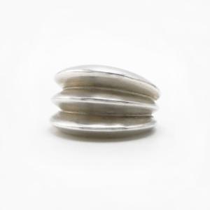 【Tom Bahe】Old Navajo Carinated Silver Shank Ring c.1990～
