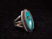 Antique Split Shank Ring with Oval TQ  c.1940