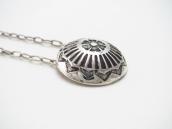 【Ike Wilson】Rose Stamped Concho Remade Necklace  c.1940～ ①