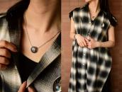 【Ike Wilson】Rose Stamped Concho Remade Necklace  c.1940～ ①