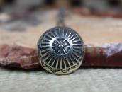 【Ike Wilson】Rose Stamped Concho Remade Necklace  c.1940～ ①