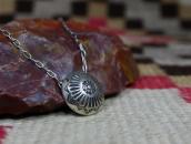 【Ike Wilson】Rose Stamped Concho Remade Necklace  c.1940～ ①