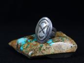 【Morris Robinson】Crossed Arrows Stamped Ketoh Ring  c.1930～