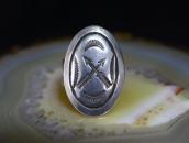 【Morris Robinson】Crossed Arrows Stamped Ketoh Ring  c.1930～