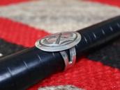 【Morris Robinson】Crossed Arrows Stamped Ketoh Ring  c.1930～