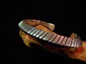 OLDPAWN Engraving Triangle Wire Cuff Bracelet