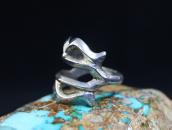 Vintage Navajo Sand Casted Men's Ring in Silver c.1960～