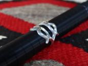 Vintage Navajo Sand Casted Men's Ring in Silver c.1960～