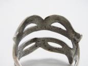 Vintage Navajo Sand Casted Men's Ring in Silver c.1960～