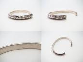 Antique Navajo ThunderBird Stamped TriangleWire Cuff c.1920～